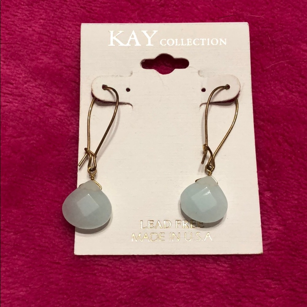 Dangle hoop earrings